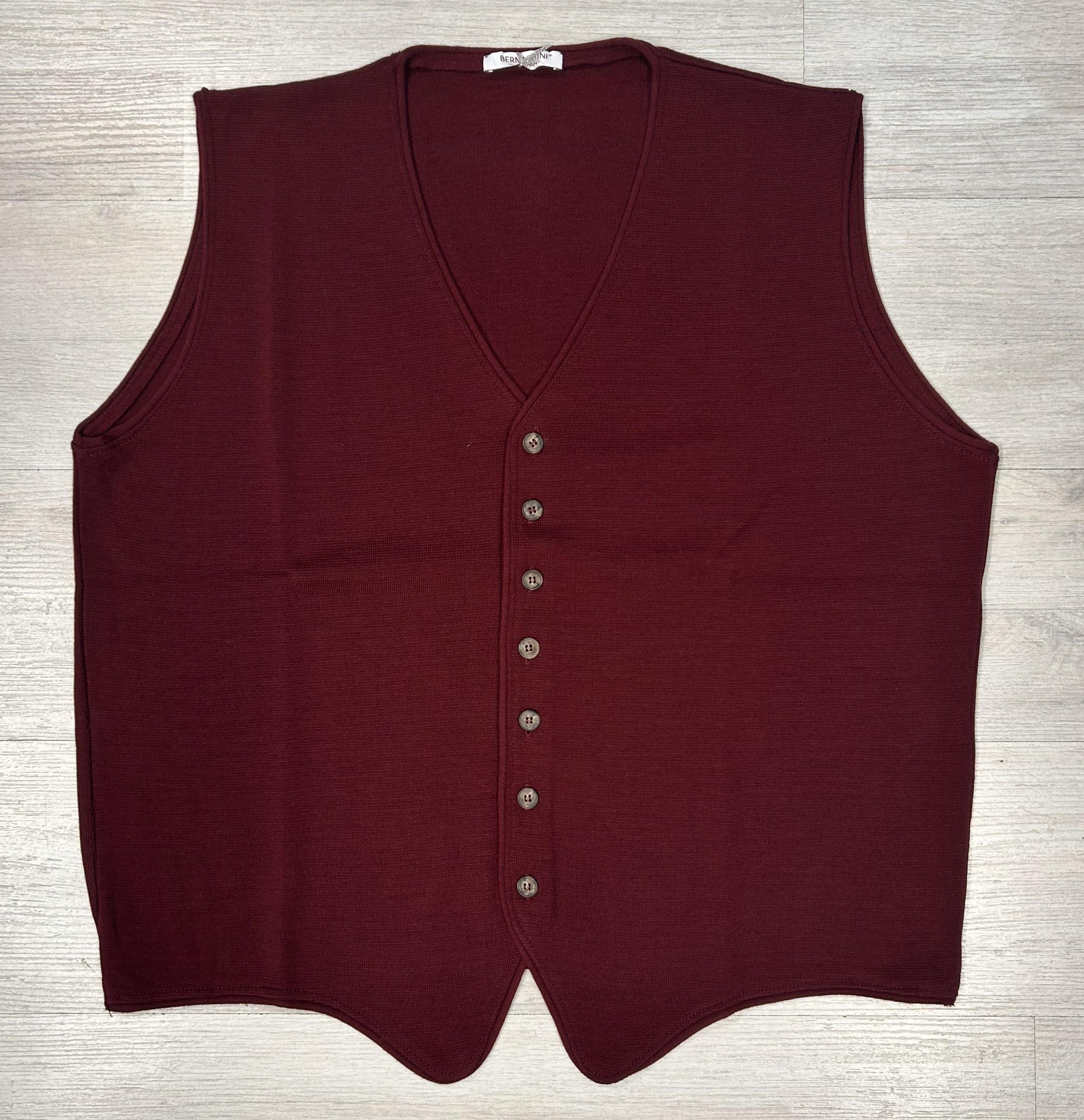 Gilet da uomo in misto lana sottogiacca- Taglie grandi