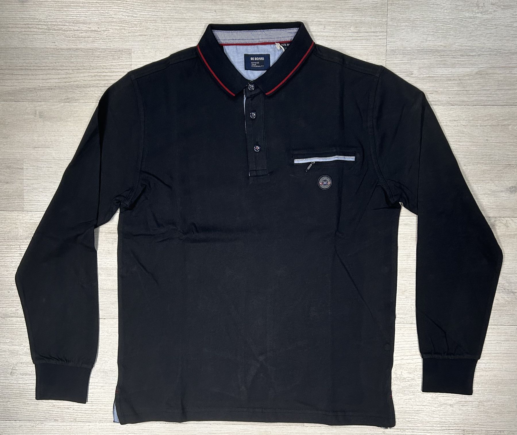 Polo manica lunga con taschino Be Board articolo 41M9204