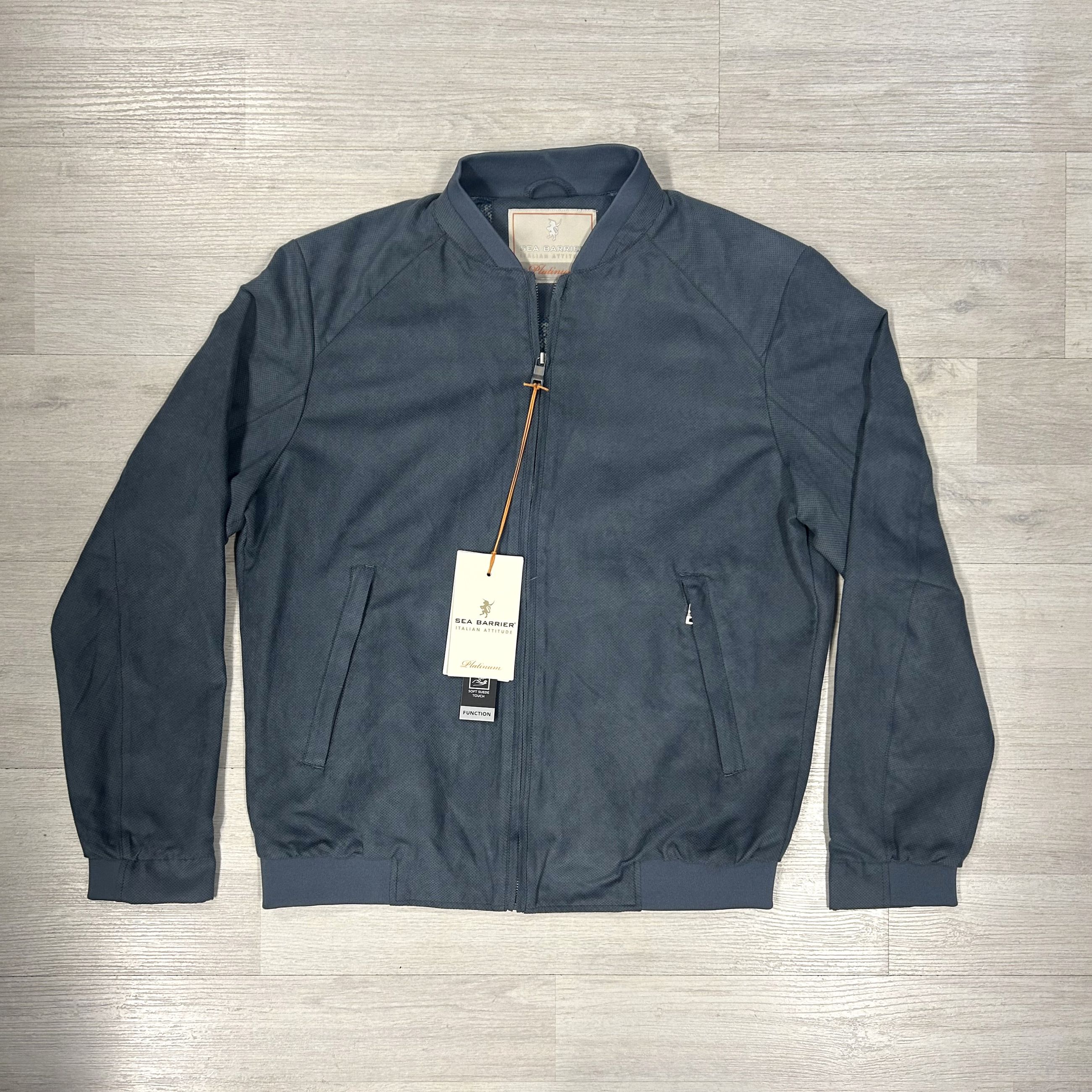 Giacca uomo Sea Barrier - Bomber leggero micro texture primavera estate