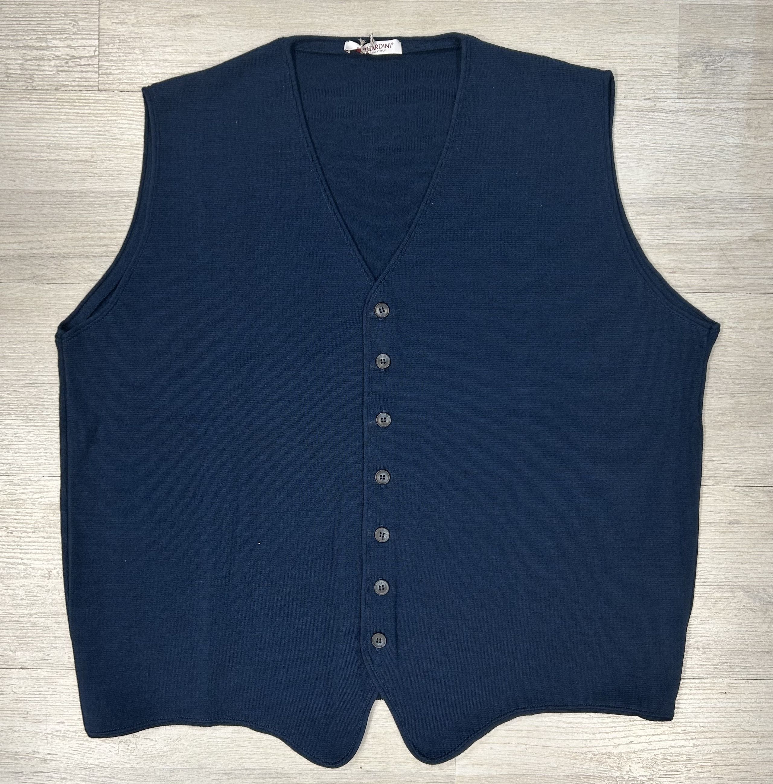 Gilet da uomo in misto lana sottogiacca- Taglie grandi