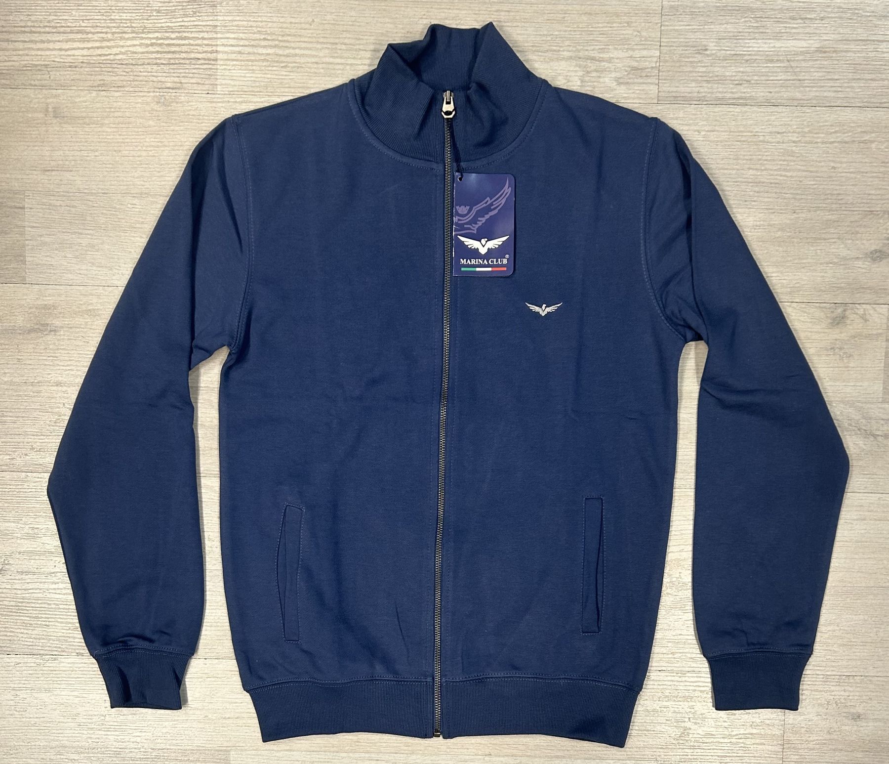 Felpa full zip Marina Club articolo ARMY