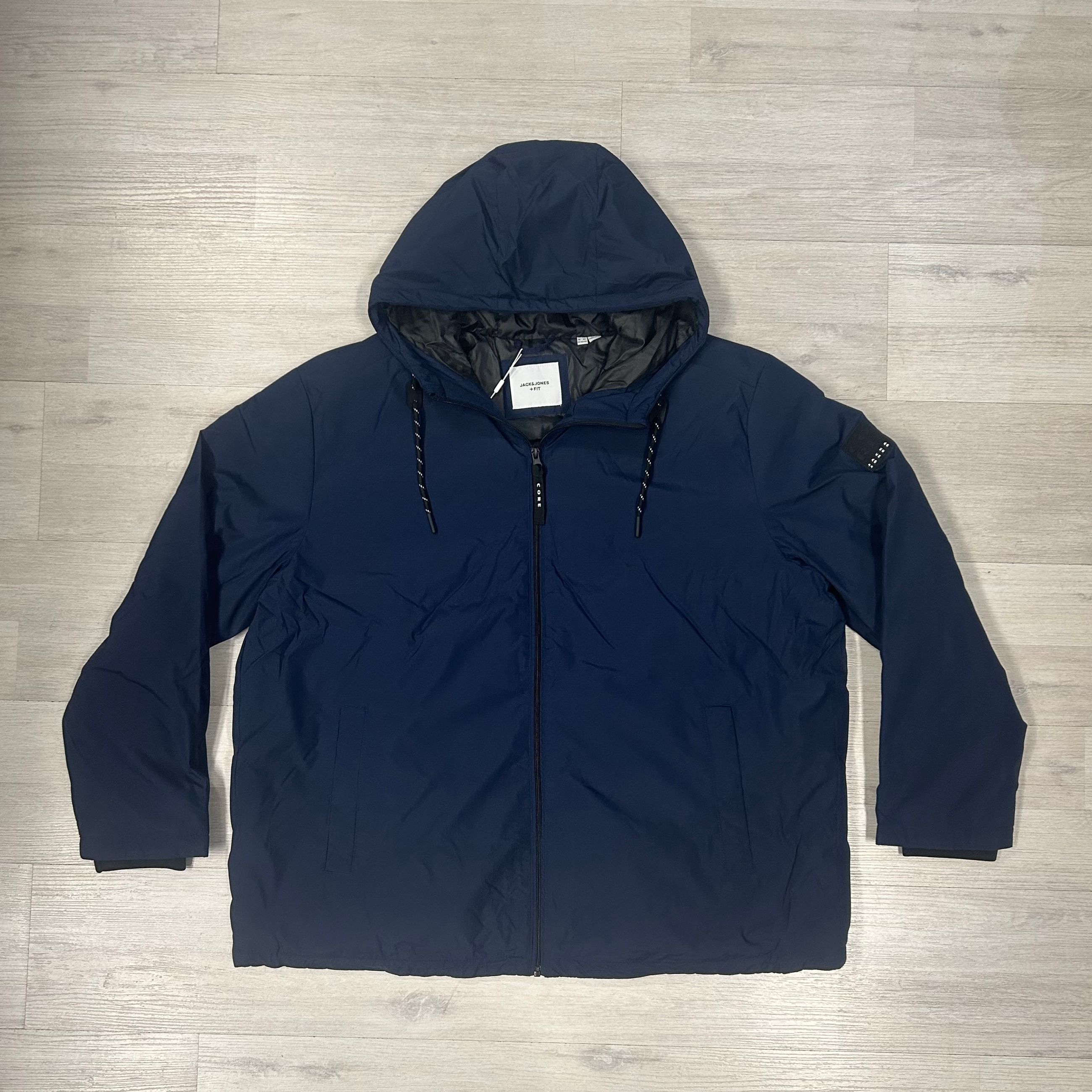 Giubbino uomo con cappuccio water repellent - Taglie forti Jack&Jones