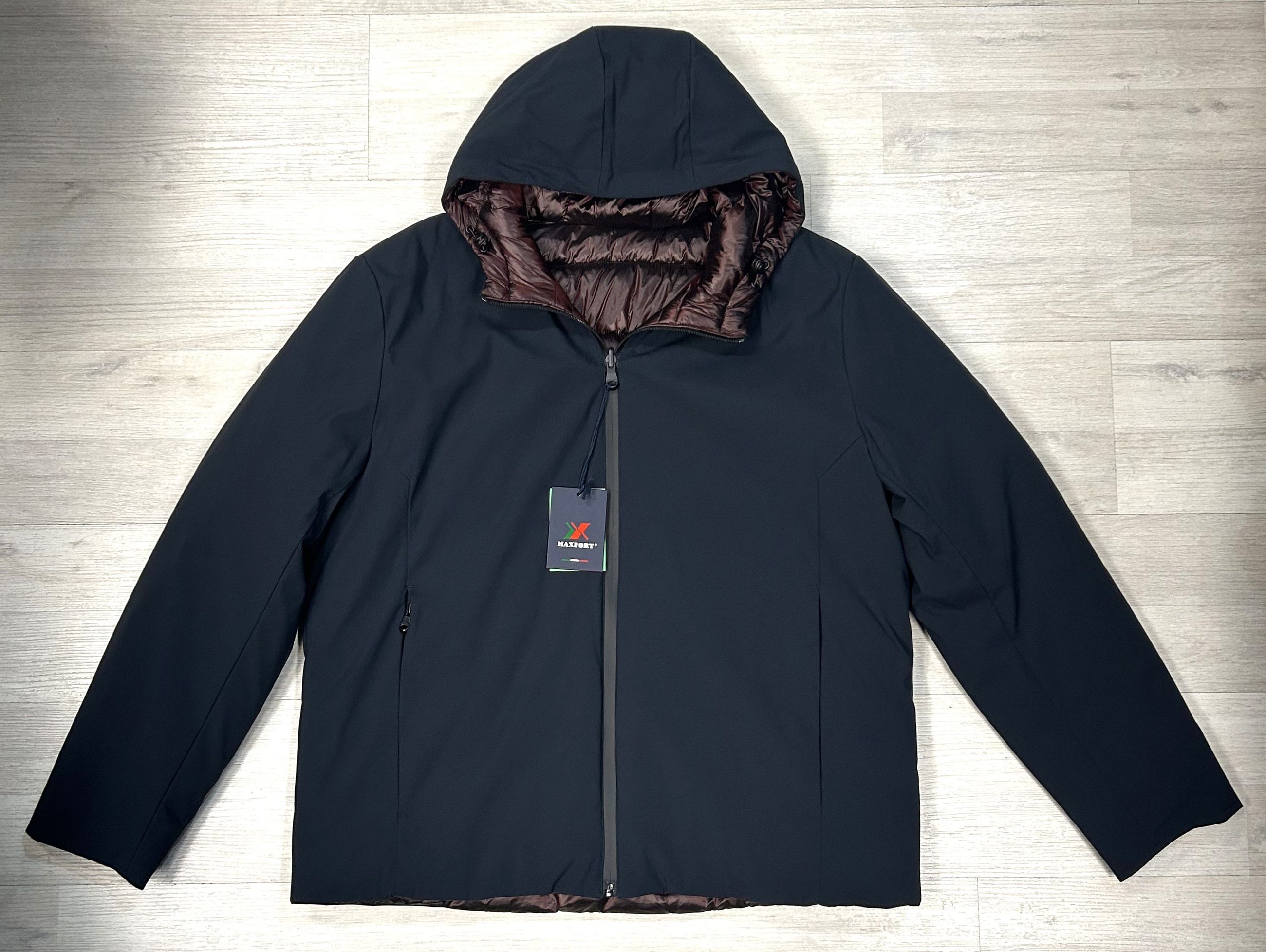 Giubbino reversibile invernale da uomo-Taglie grandi