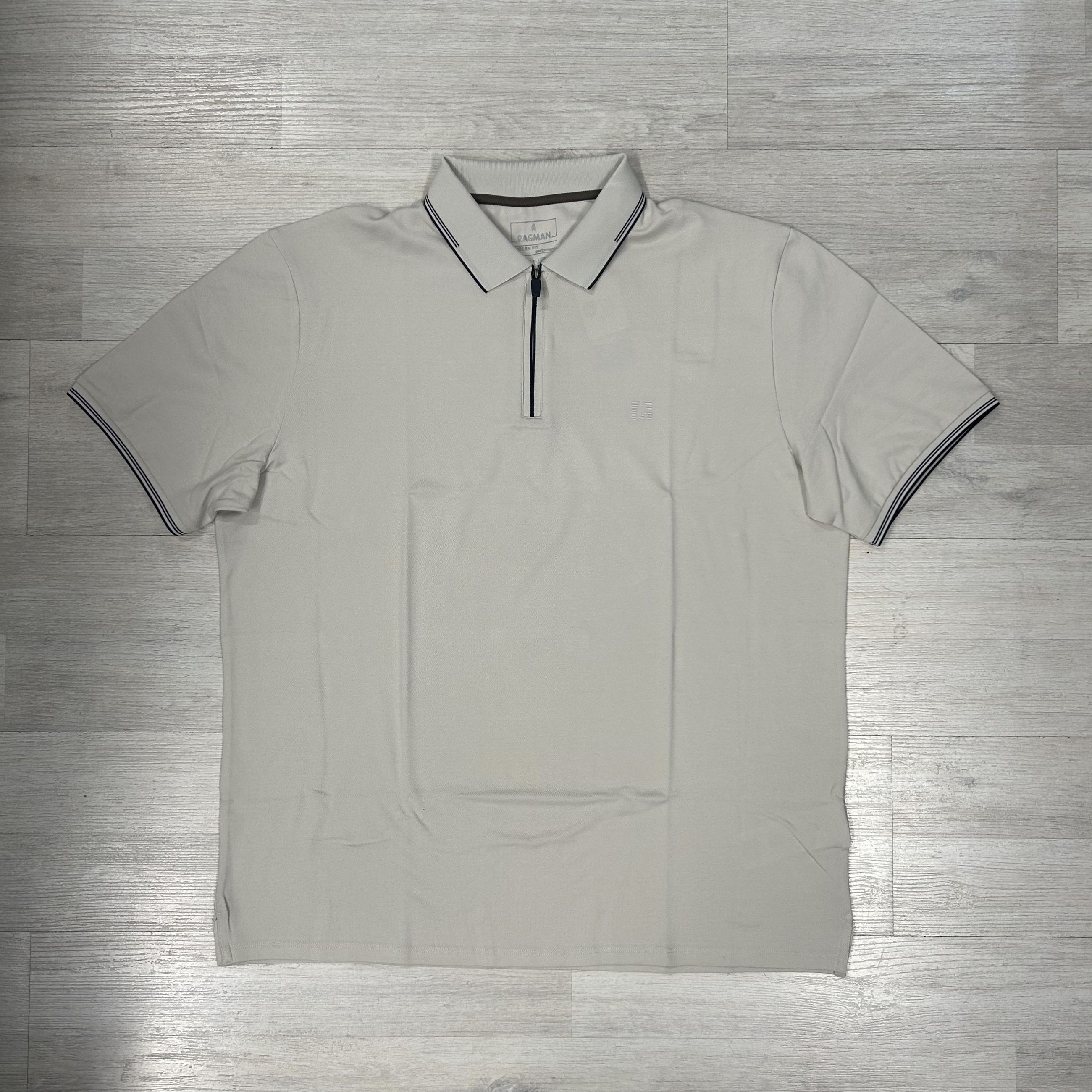 Polo uomo in misto cotone traspirante , tecnologia keep-dry - Ragman