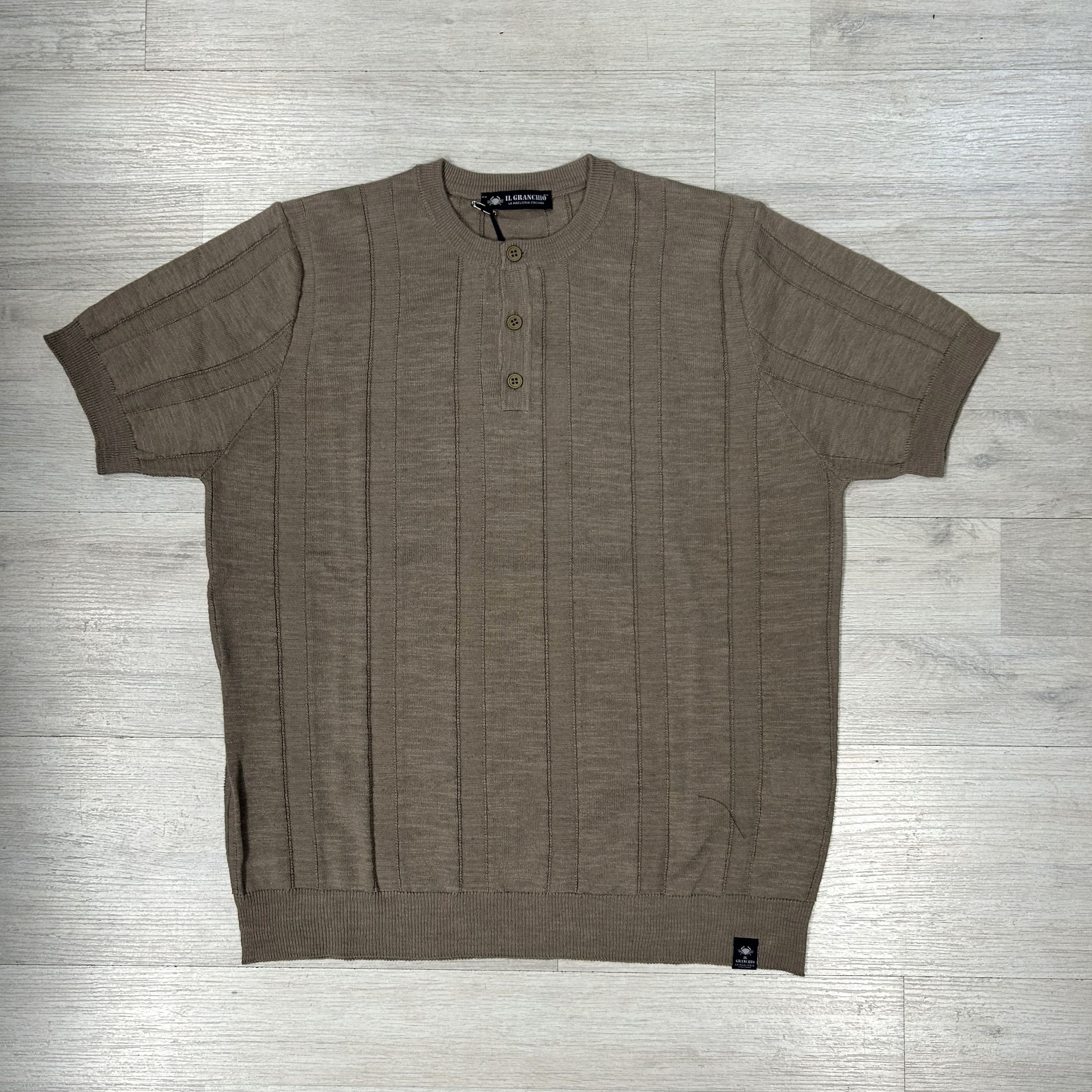 T-shirt uomo in lino cotone leggera e traspirante - Il Granchio