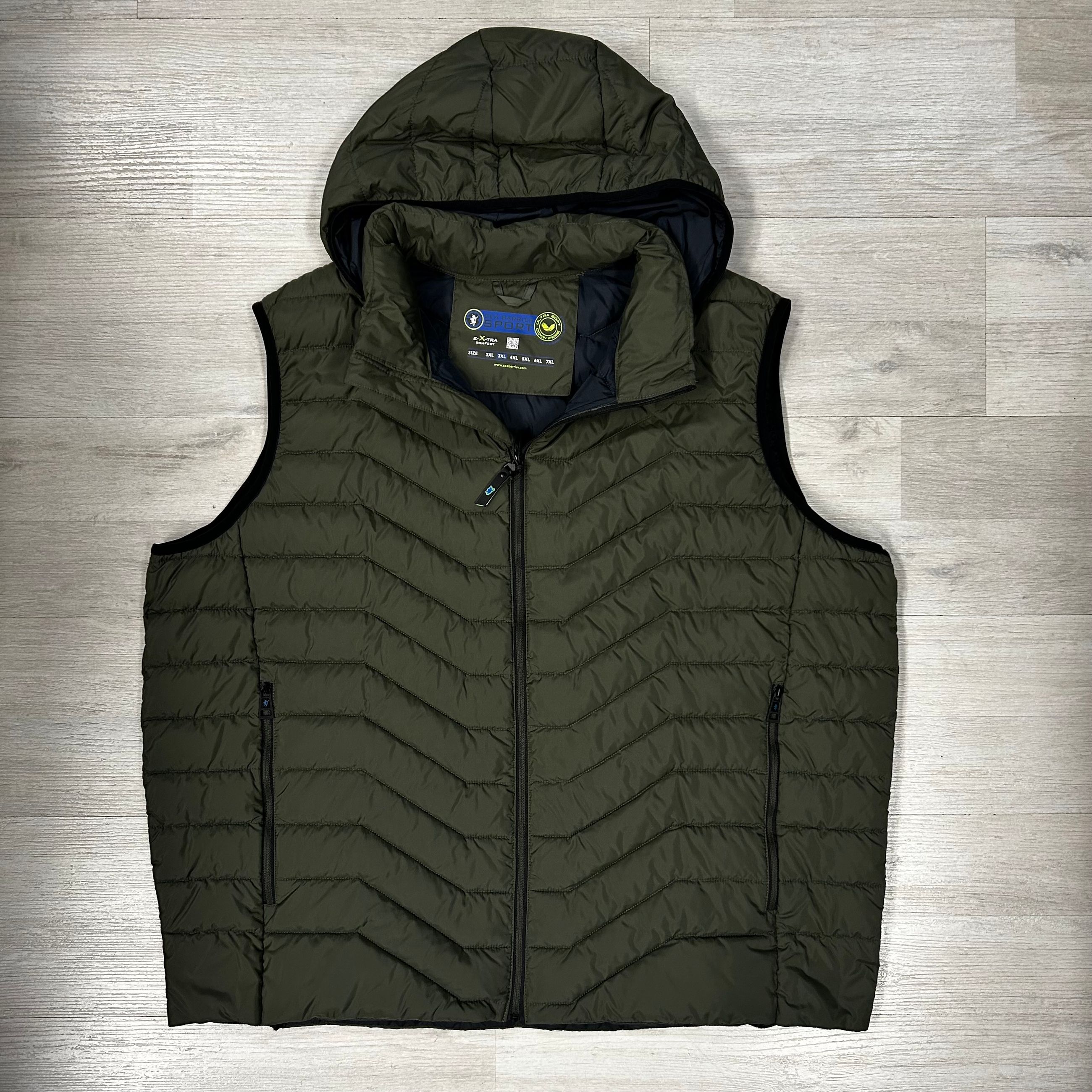 Gilet con cappuccio staccabile - Taglie forti uomo Sea Barrier