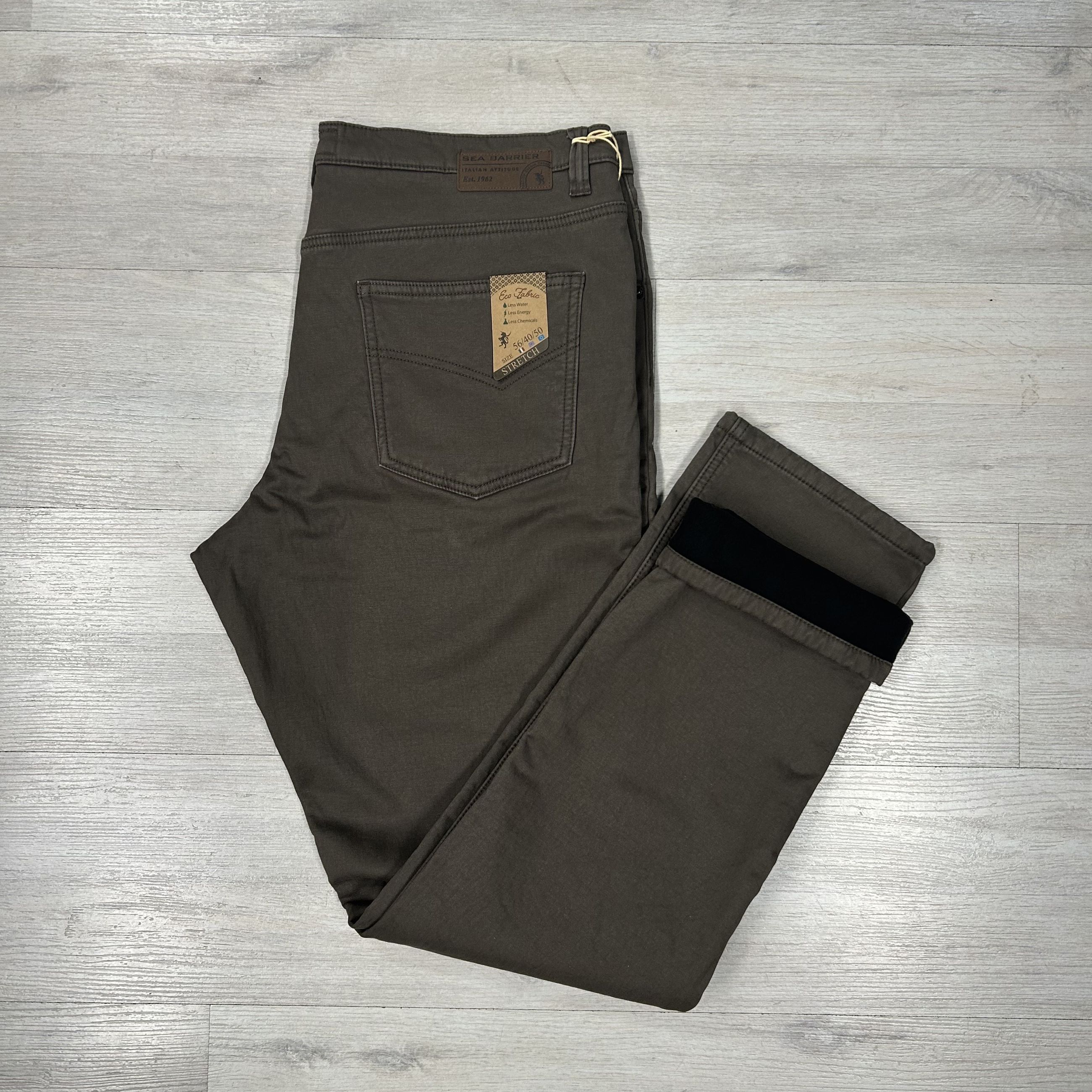 Jeans uomo Sea Barrier foderato in pile invernale