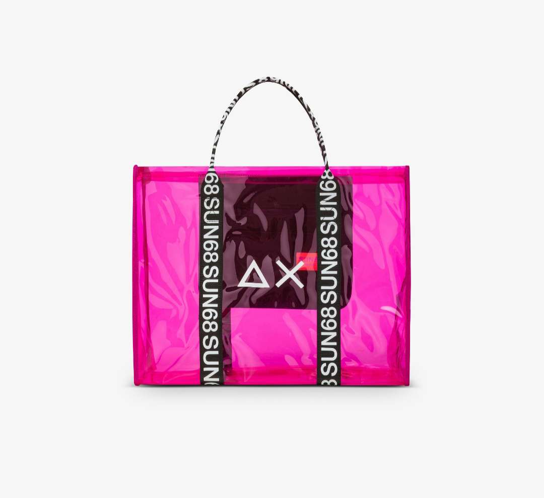 SUN 68 BORSA  A MANO DONNA TRANSPARENT BIG - X35233