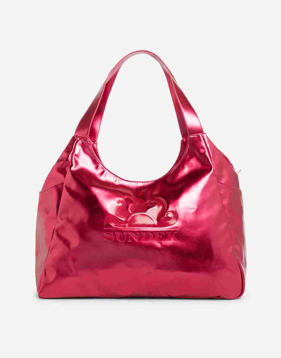 SUNDEK LAMINATED SHOPPER BAG WITH LOGO