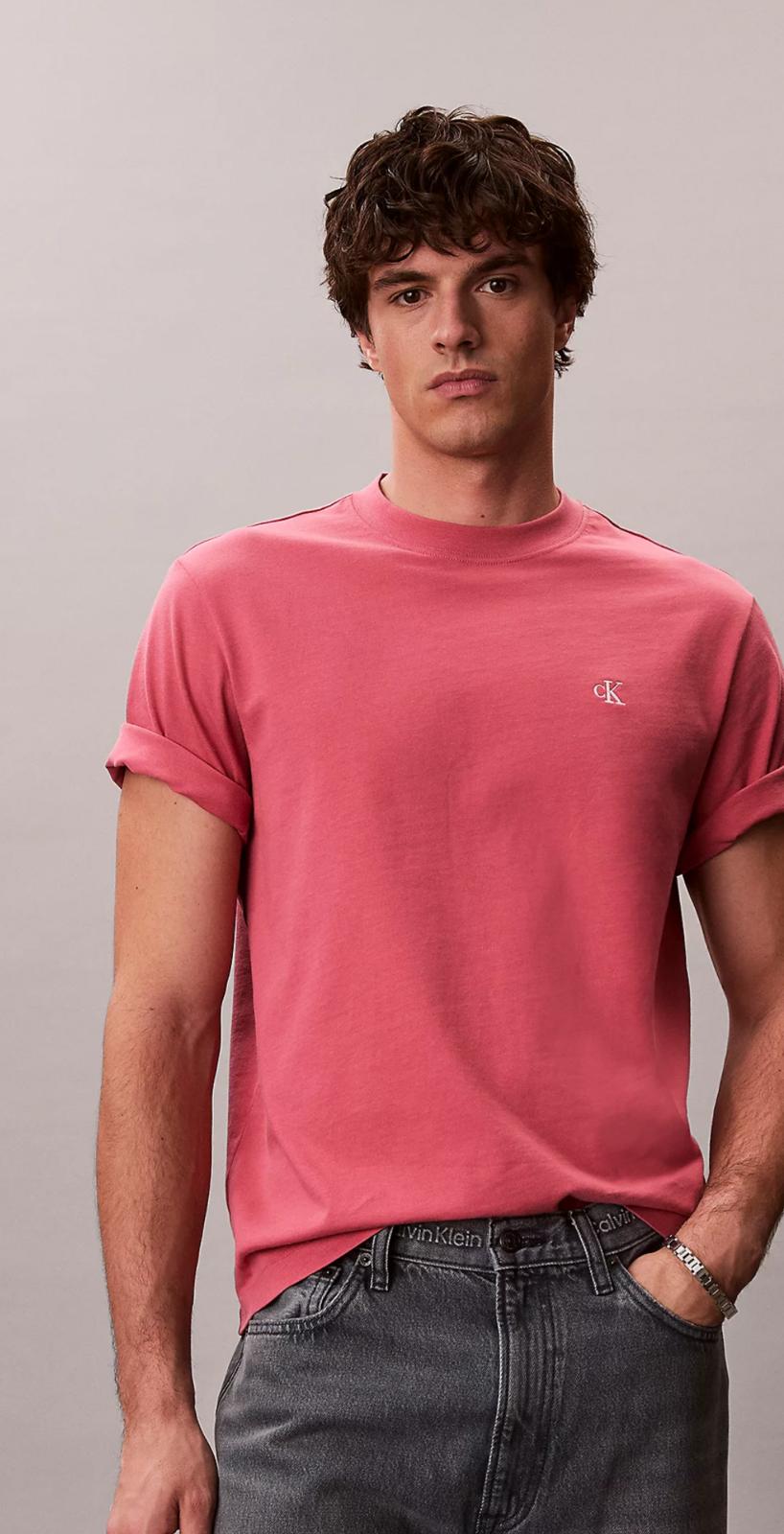 CALVIN KLEIN T-SHIRT MONOGRAM   - LV04RC275G