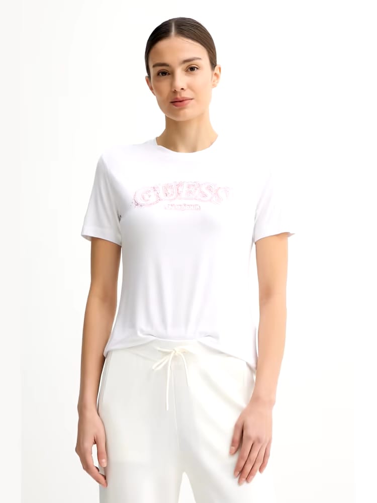 GUESS LEONA T-SHIRT  DONNA  -V6GI15K2982