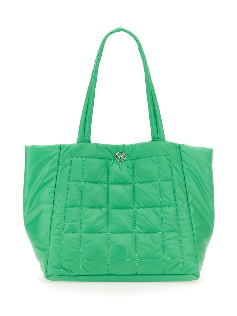 MICHAEL KORS Large Lilah Tote Bag In Quilted Recycled Polyester