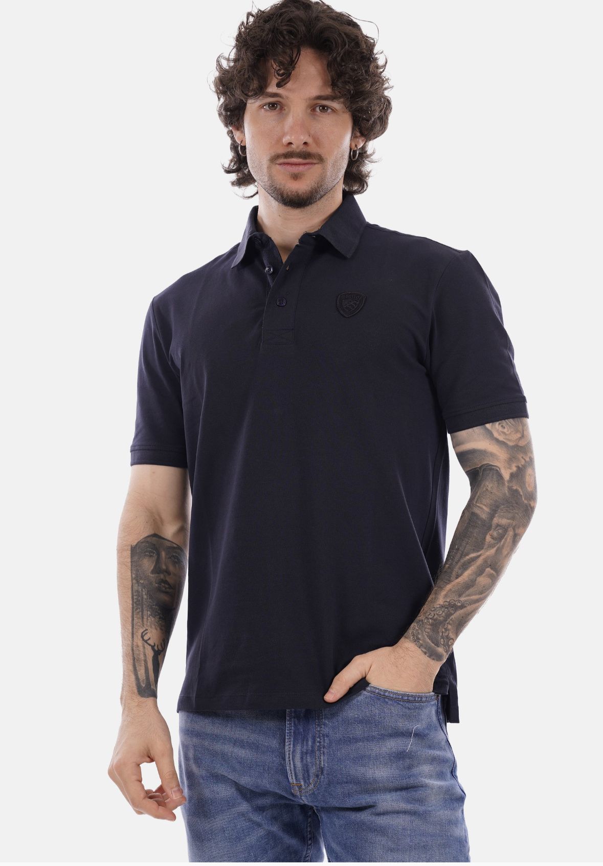 BLAUER ALBANS  POLO  -26SBLUT02298 007440