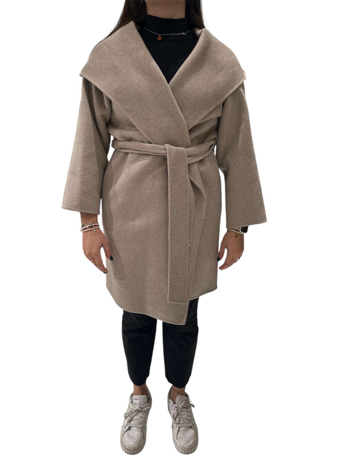 ARROLD'S CAPPOTTO DONNA - MAXI MAR CAPPUCCIO