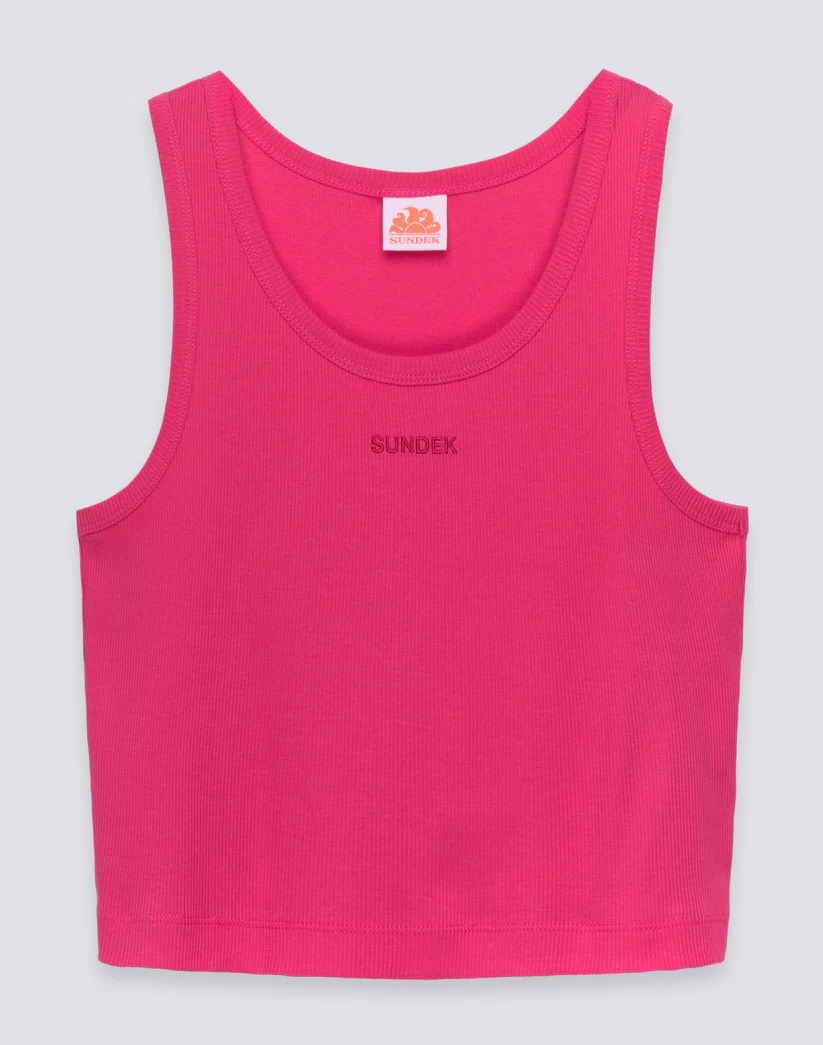 SUNDEK CROPPED TANK TOP  -W387TTCR500
