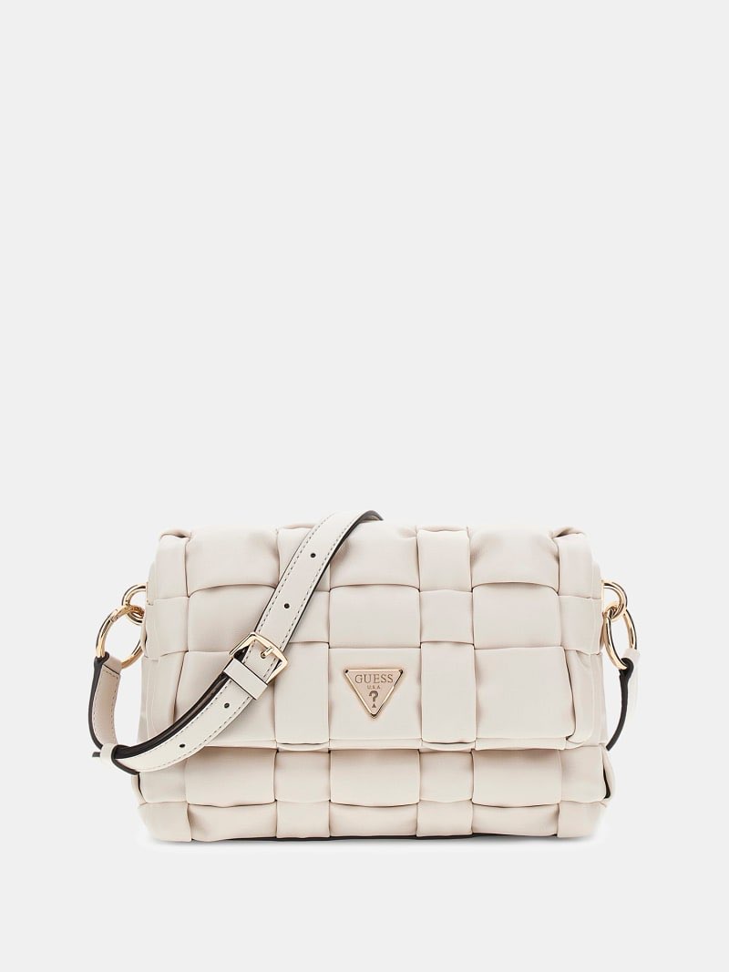 GUESS BORSA DONNA A TRACOLLA MARION INTRECCIATA  - HWWG8072190