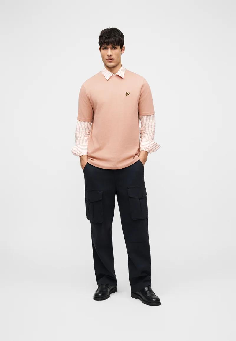 LYLE & SCOTT Popcorn Jacquard  T-SHIRT  uomo - TS2406V