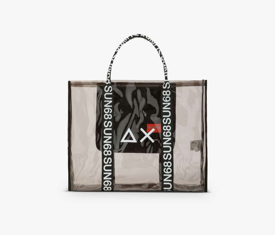 SUN 68 BORSA  A MANO DONNA TRANSPARENT BIG - X35233