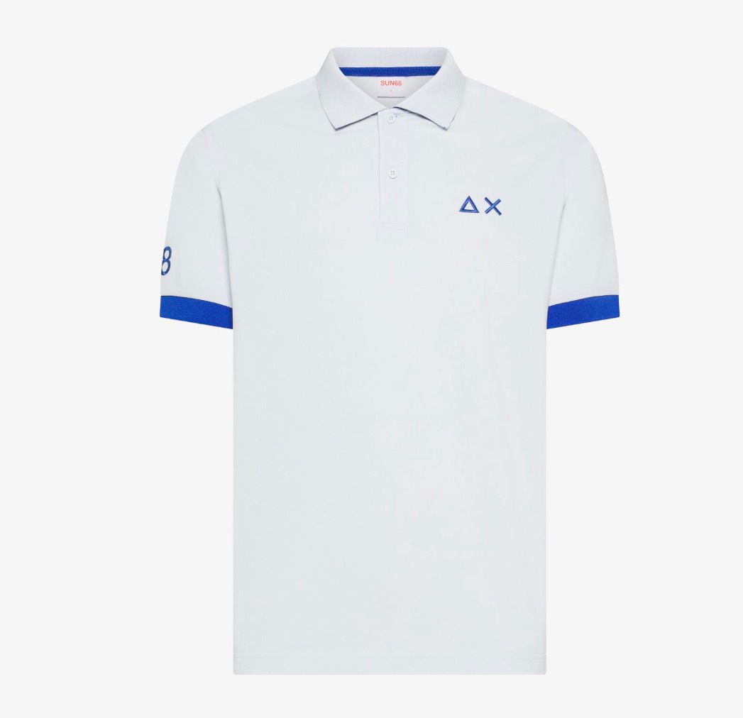 SUN 68 POLO UOMO BIG LOGO  -A36121