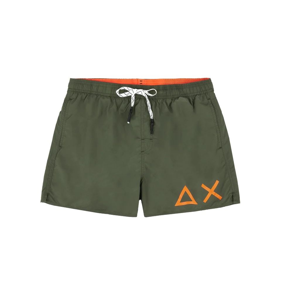 SUN 68 SWIM SHORT SOLID BIG LOGO