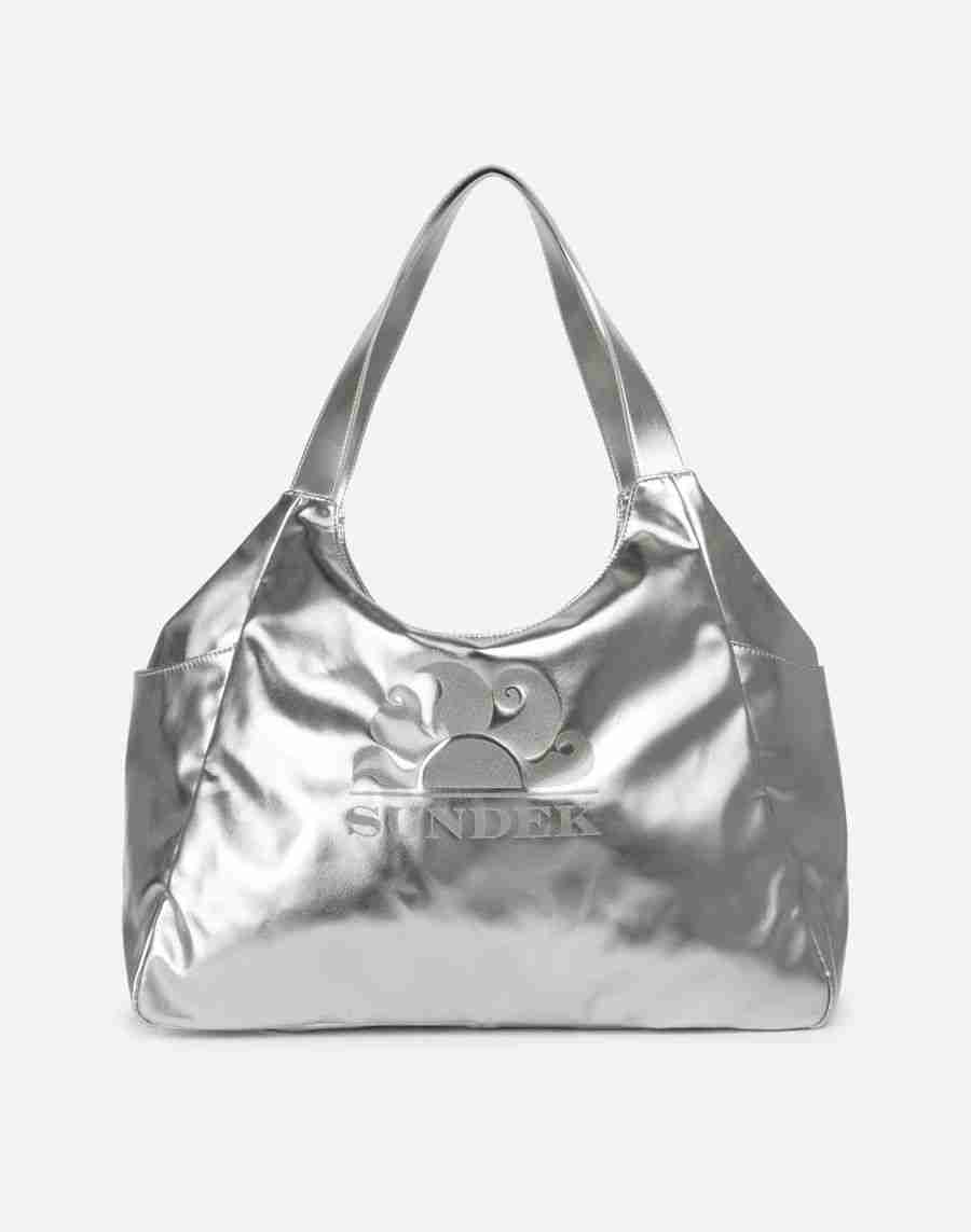 SUNDEK LAMINATED SHOPPER BAG WITH LOGO