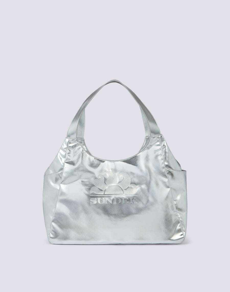 SUNDEK LAMINATED SHOPPER BAG WITH LOGO