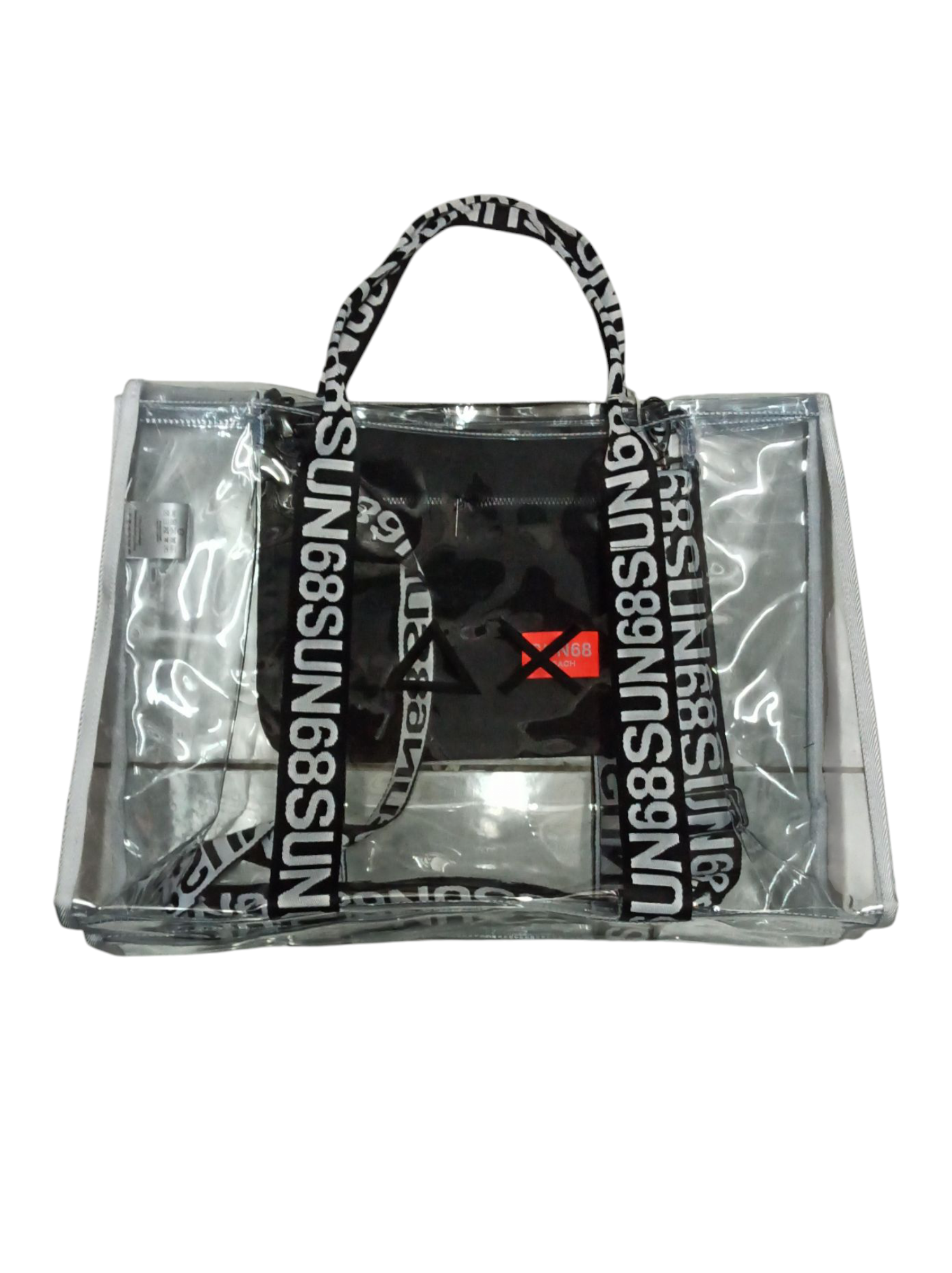 SUN 68 BORSA  A MANO DONNA TRANSPARENT BIG - X35233