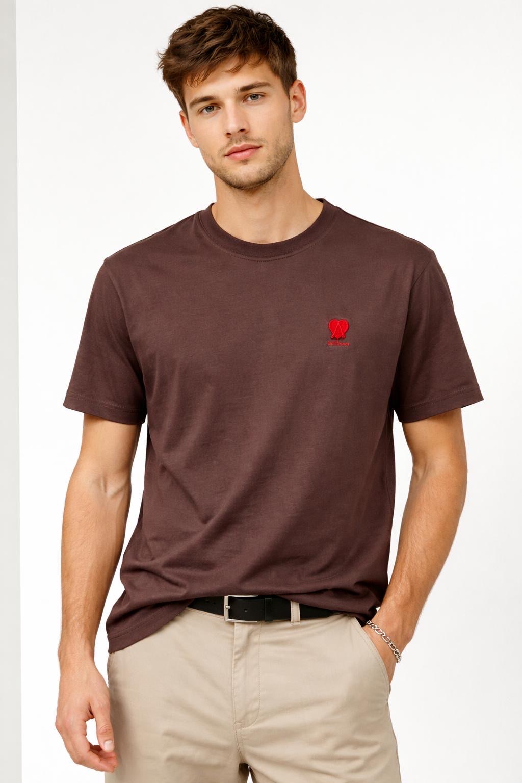 AMI C UORE T-SHIRT - TS1010