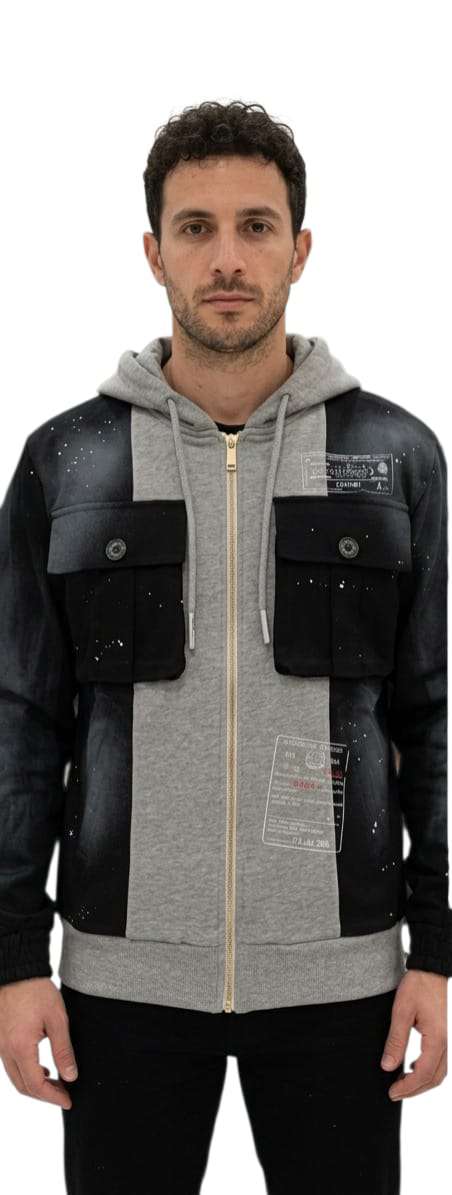 G2 FIRENZE FELPA   - INTARSI JACKET