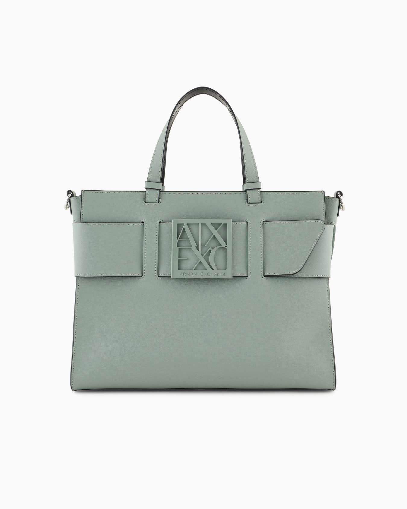 ARMANI EXCHANGE Borsa a tracolla nera da donna in pelle sintetica