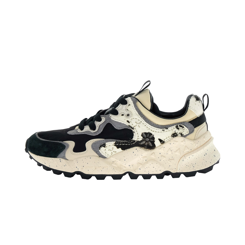 FLOWER MOUNTAIN RULIS UNI SUEDE NYLON PONY SHEARLING