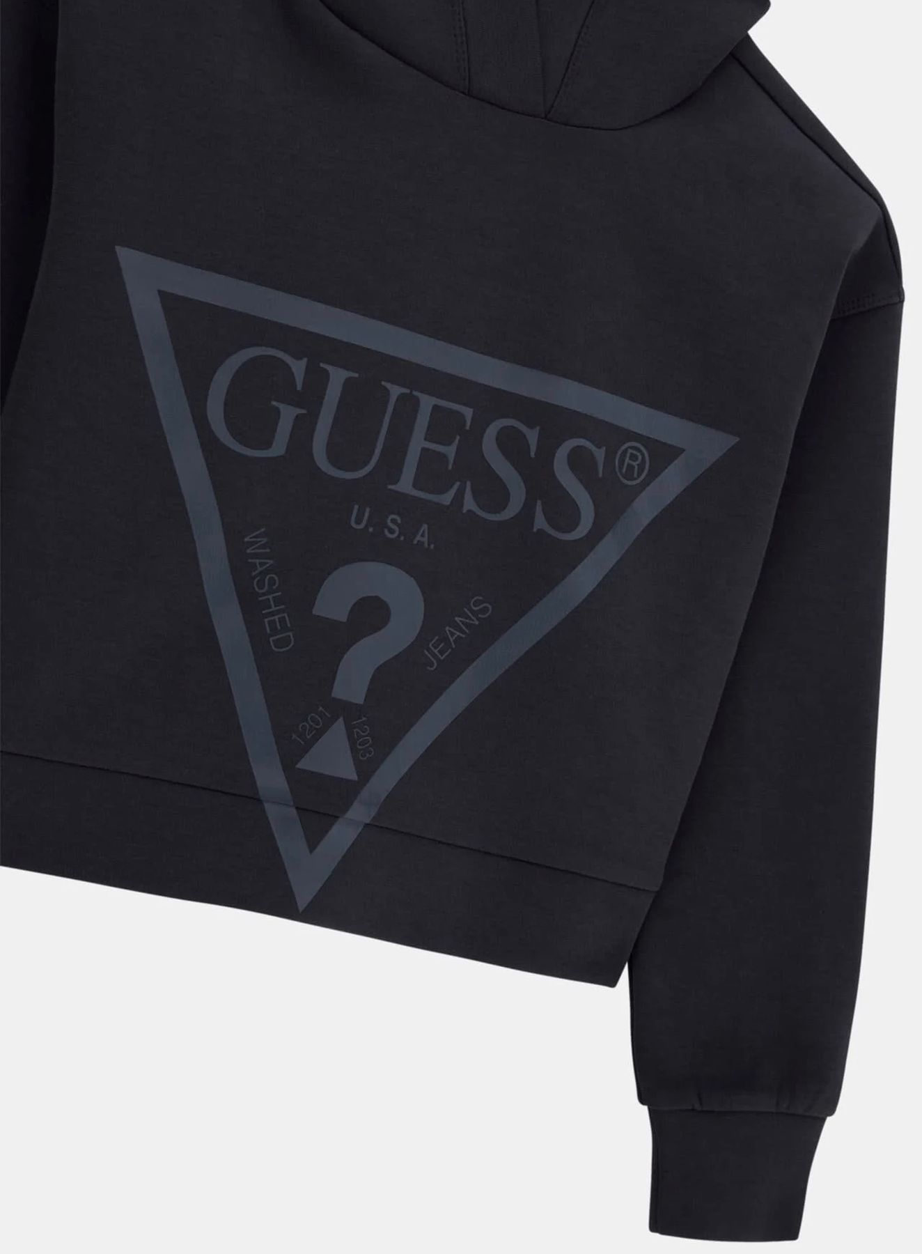 GUESS Felpa In Cotone Per Bambine E Ragazze – Colore Nero, Modello Autunno-Inverno, Morbida E Di Tendenza, Adatta Per Ogni Occasione