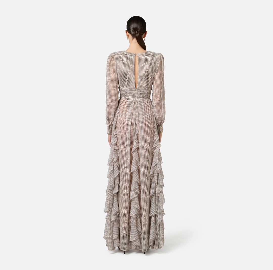 Elisabetta Franchi Abito Red Carpet ABRS252E2 In Georgette