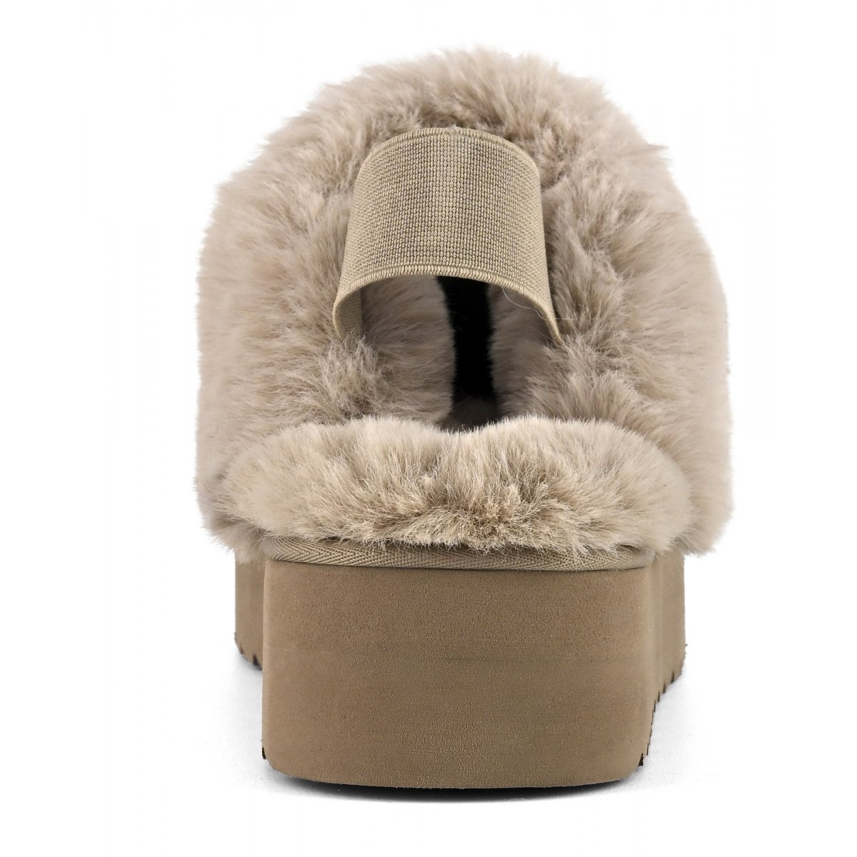 Colors Of California Ciabatte Suola Platform 07 Con Pelo