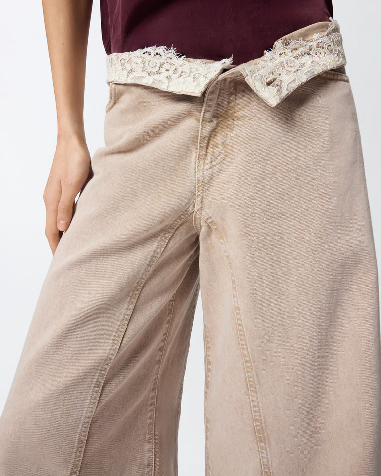 PINKO 106462 A364 WINONA WIDE LEG PIZZO