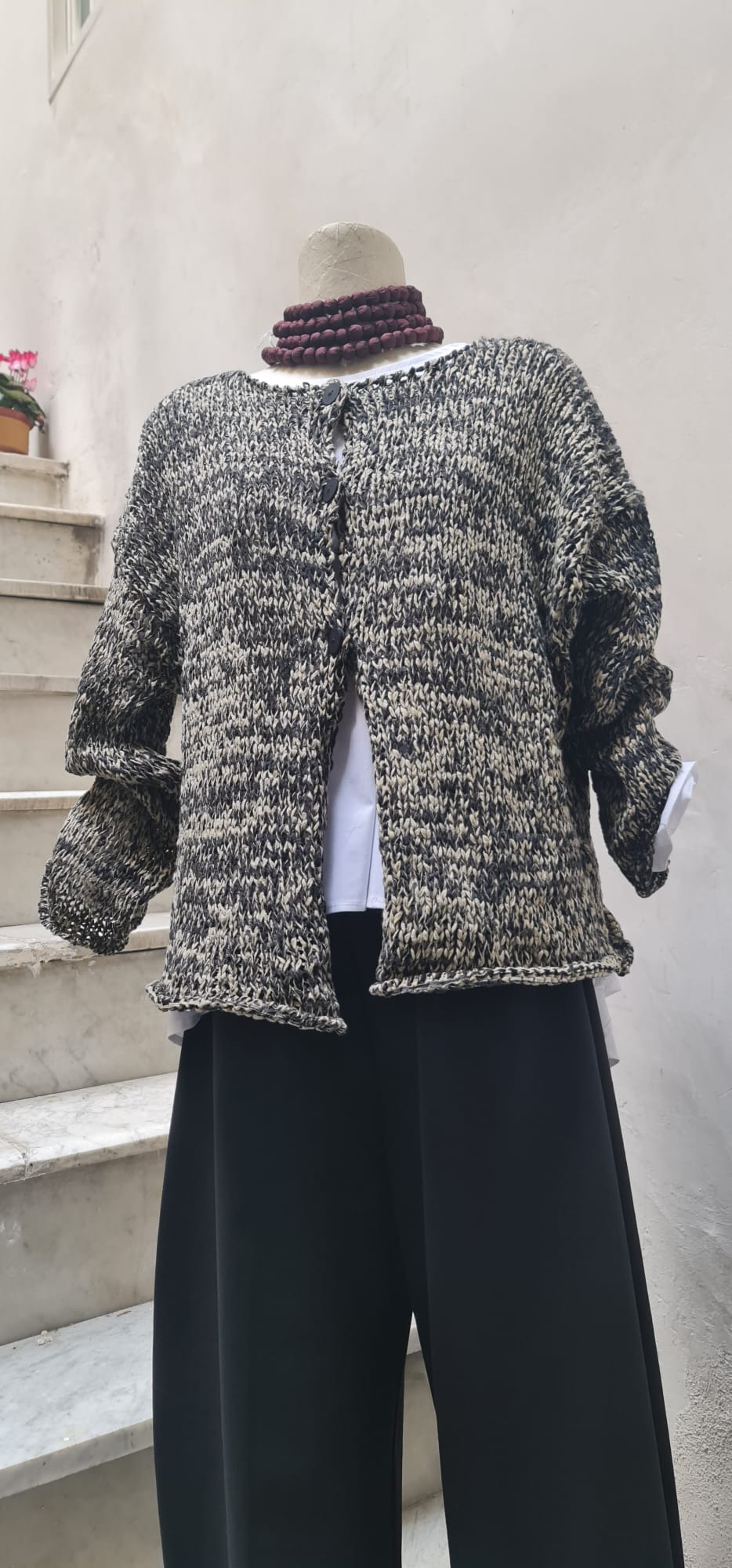 neirami CARDIGAN 3 BOTTONI