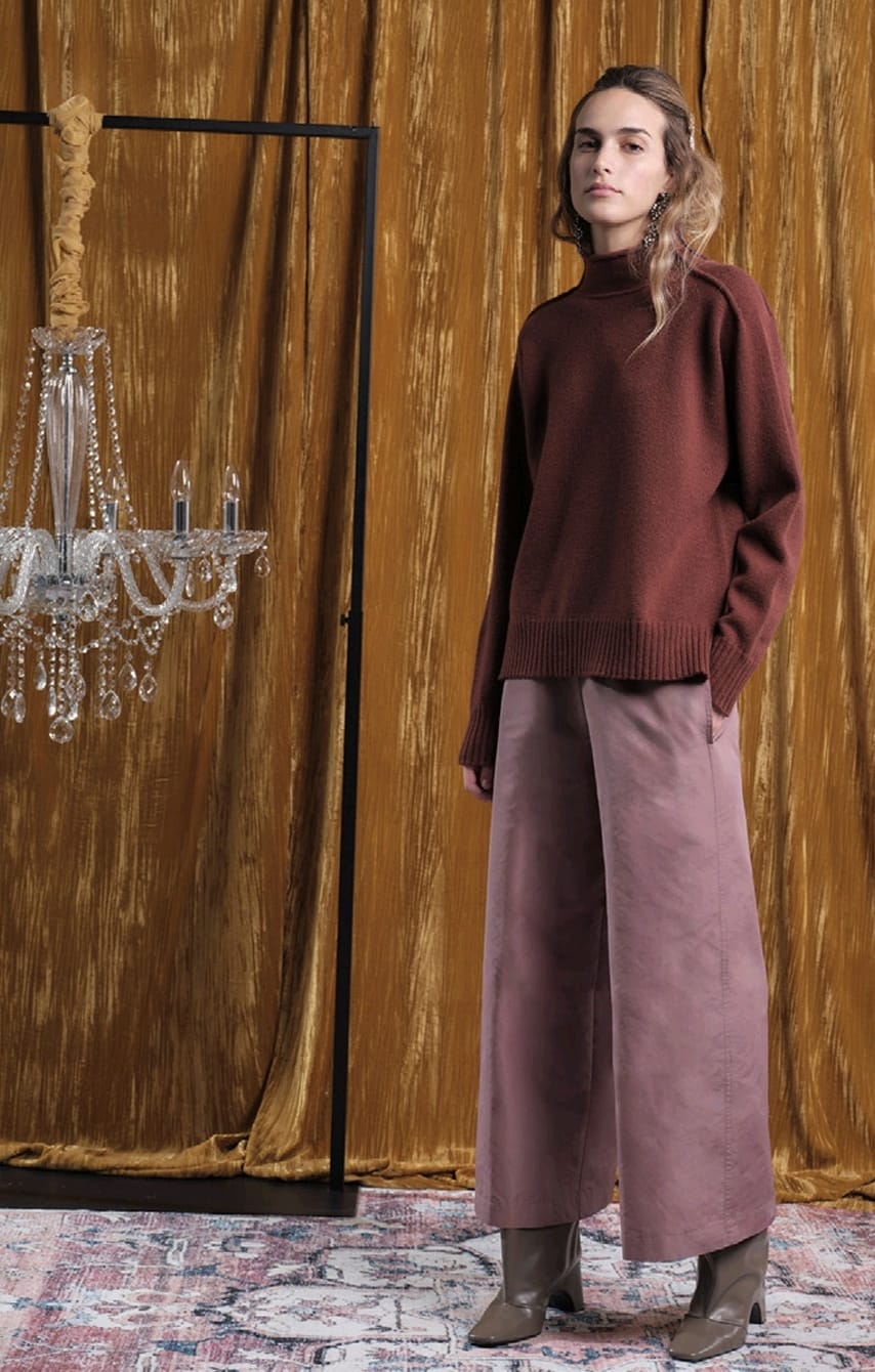 floor MAGLIA COLLO CRATERE CON NERVATURE