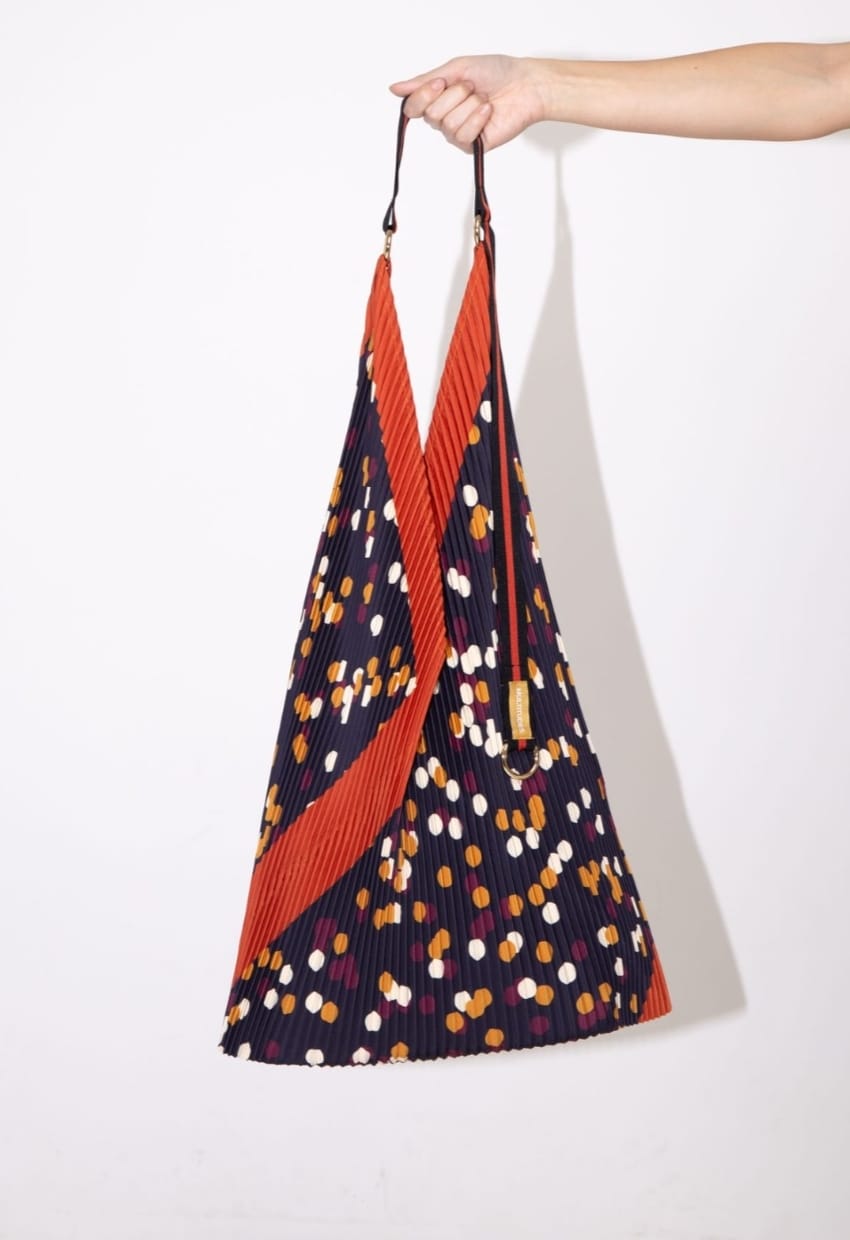 multitudes borsa Y plissettata valeria