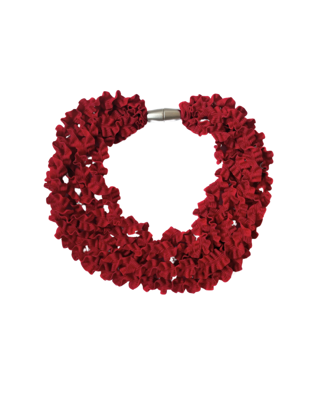 ELLESANTI Laccio collana corta rossa