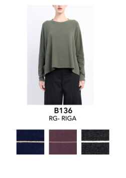 neirami MAGLIA SVASATA soft basic nero