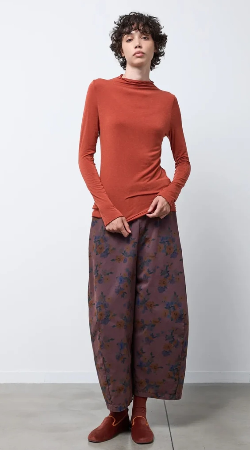 neirami MAGLIA COLLO CRATERE LIGHTNESS ROSSO