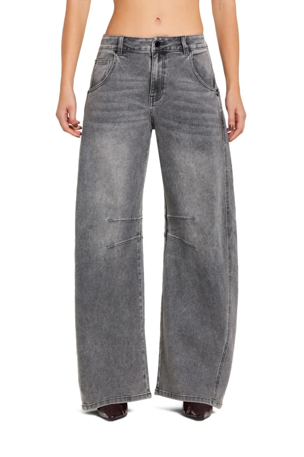 take two cocò denim baloon lavaggio grey