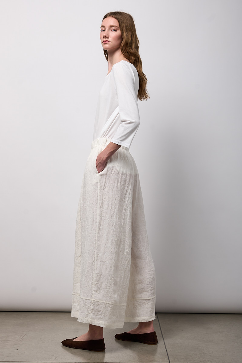 neirami PANTALONE FONDO CUC. popeline ghiaccio