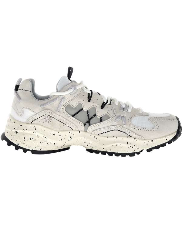 flower mountain YAMABUSHI UNI SUEDE/NYLON RIPSTOP CREAM-OFF WHITE-BLAC