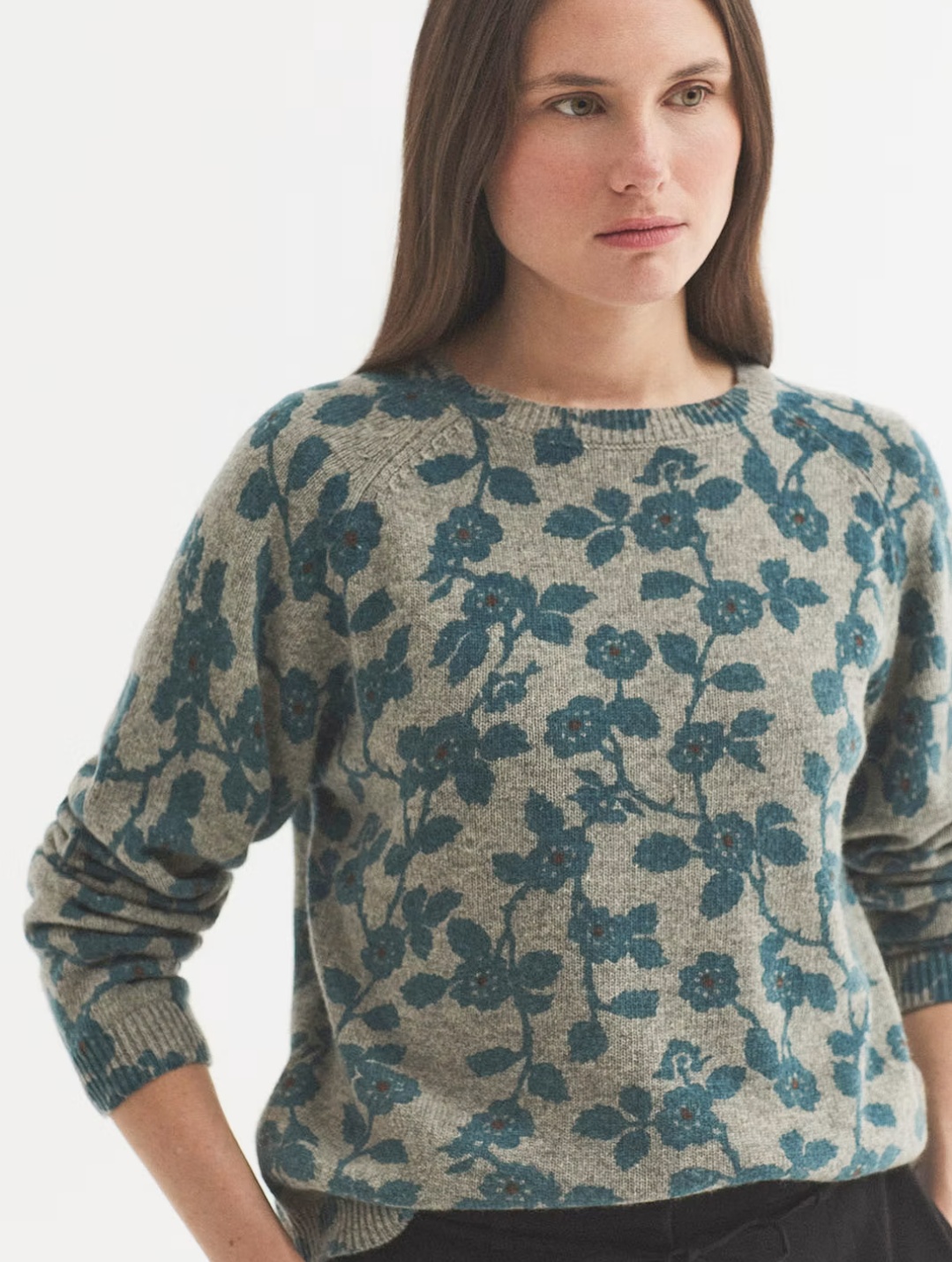 nice things paloma Maglione motivo Rose Branches