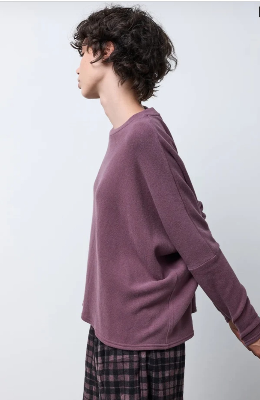 neirami MAGLIA BASIC SVASATA  MALVA