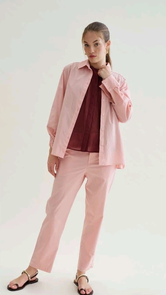 floor Camicia mussola senza maniche