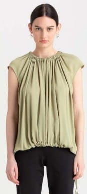 su blusa crepe de chine