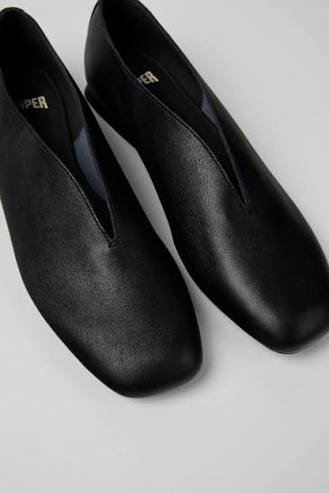 camper Ballerine in pelle nera