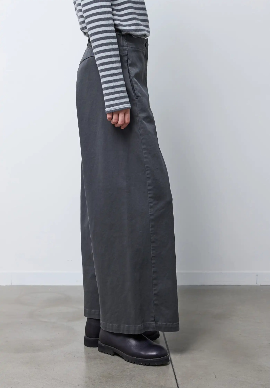 neirami PANTALONE REGULAR COTONE STONE ANTRACITE